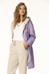 DOUBLE SIDED TECHNICAL FABRIC ZUGOR COAT